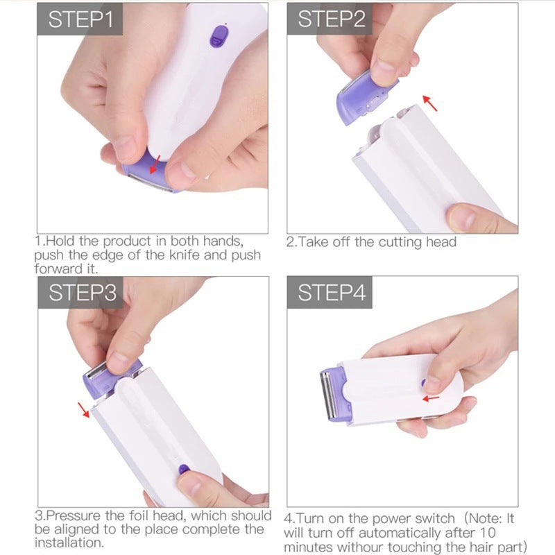 Безболезнен апарат за обезкосмяване с индукция и синя светлина – Finishing Touch Laser